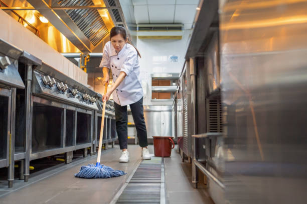 Commercial Kitchen Clean
Mopping
